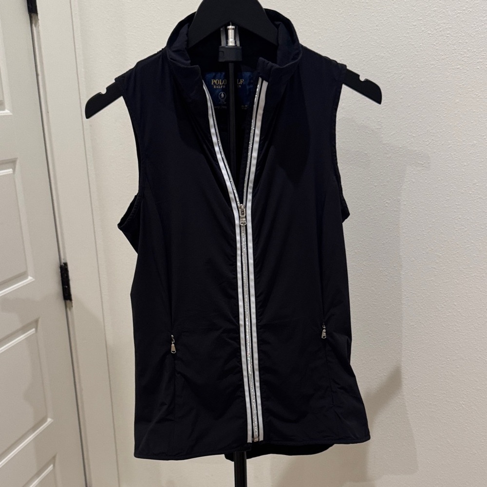 Polo Golf Ralph Lauren black Vest with White Trim